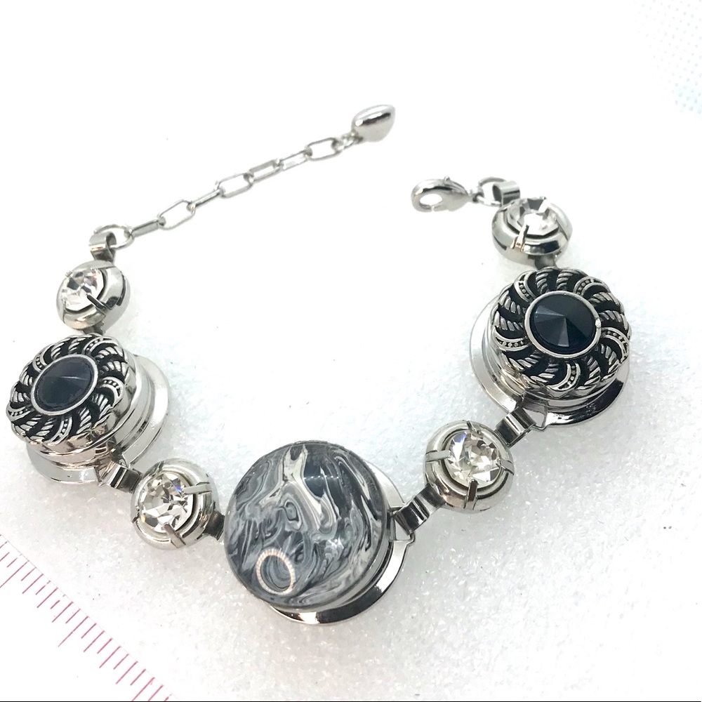 Charms snap bracelet 3x20mm Handmade snaps SB20